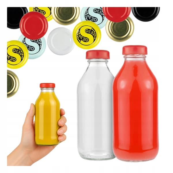Juiceflaska, juicesirap, juiceflaskor 330ml + LOCK fi33