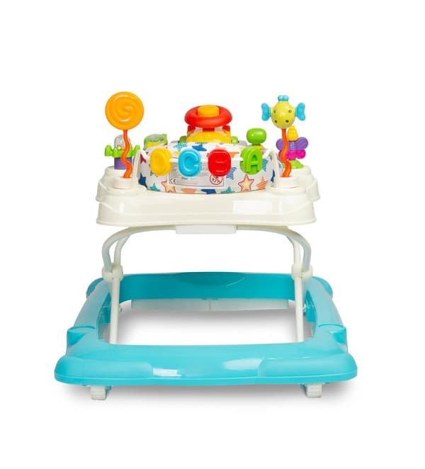 Stepp rollator lyseblå