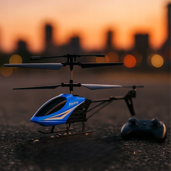Helikopter Fjernstyret Solid RC 2.4 LED Gyroskop Legetøj