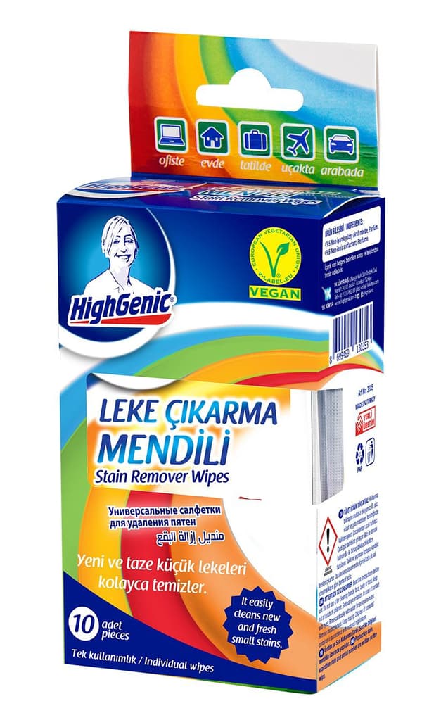 HighGenic - Pletfjernerservietter 10 stk.