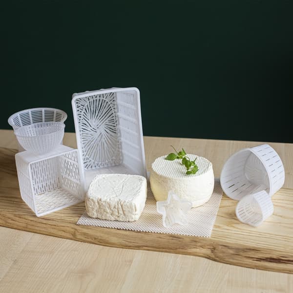 Firkantet osteform 11x11x8,5 cm til 500 g