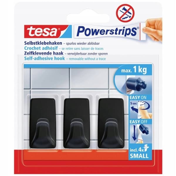 TESA PS HOOKS S RECTANG. SORT