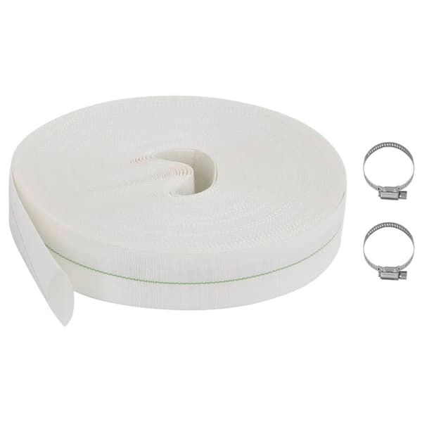 vidaXL litteä letku, 50 m, 1", PE