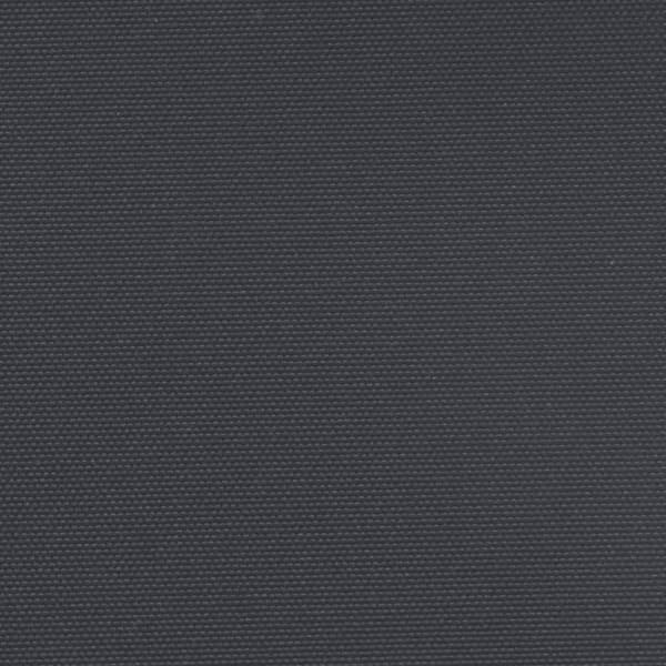 vidaXL udtrækkelig sidemarkise sort 140 x 600 cm