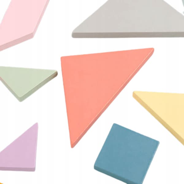 Tangram puslespilsbog 3D træklodser til Børnedag