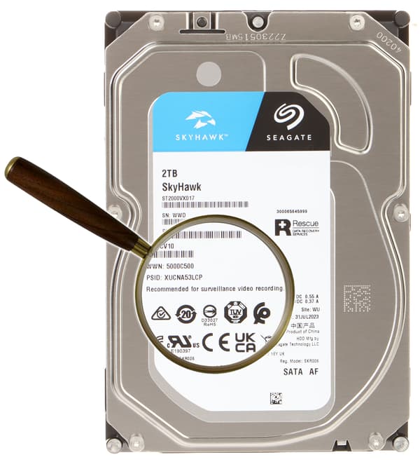 HDD-ST2000VX017 2TB SkyHawk SEAGATE -tallennin, 24/7