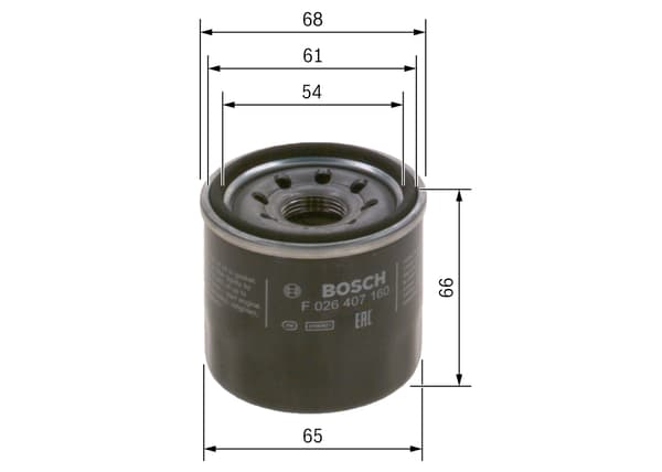 OLIEFILTER F026407160 BOSCH