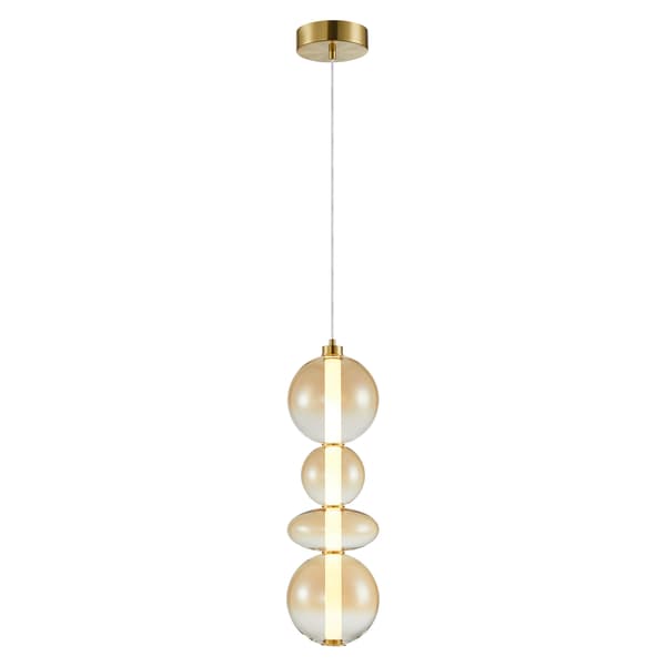 DAPHNE LED HÆNGELAMPE GULD MILAGRO ML0346