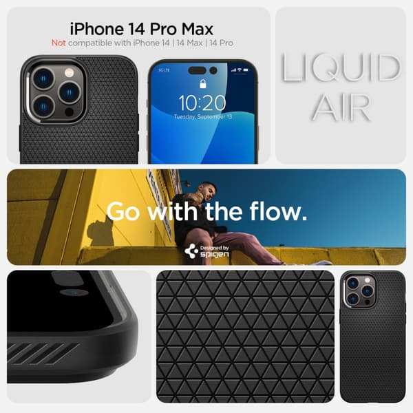 SPIGEN LIQUID AIR IPHONE 14 PRO MAX MATTA MUSTA