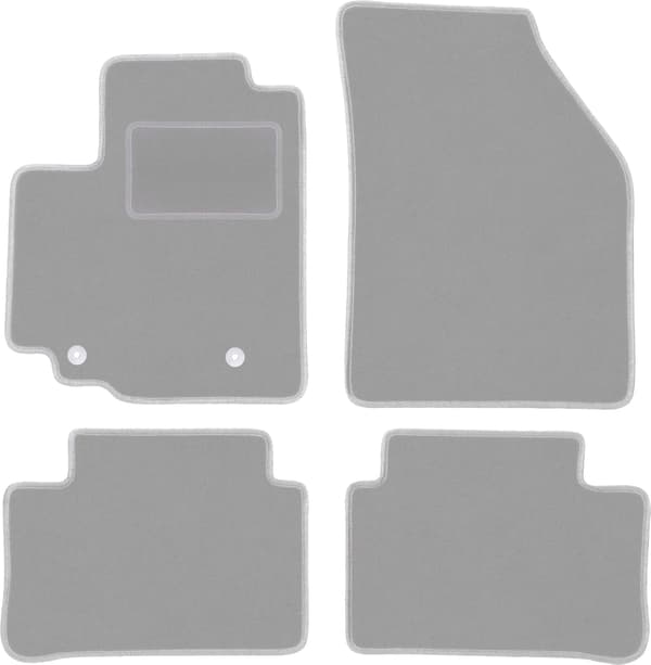 Harmaat auton matot Opel Agila B hataskorille (2008-2014)