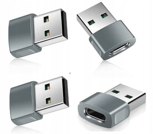 Basesailor-sovitin USB-USB-C-kaapelilla, 3 kpl.