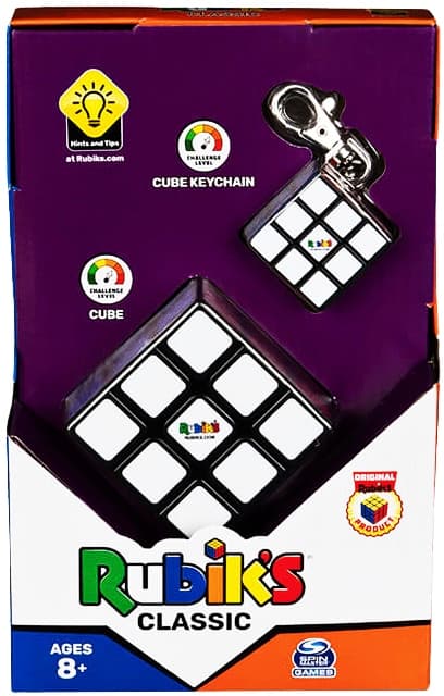 Rubikin kuutio 3x3 avaimenperä