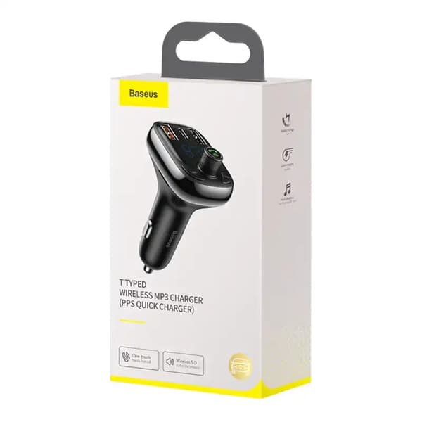 Baseus Bluetooth MP3-sändare för bil S-13 (svart)