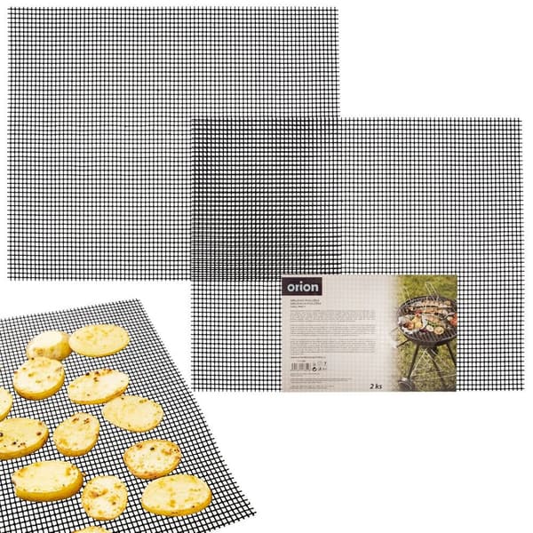Teflonbelagt bagemat sort 40x33 cm 2 stk