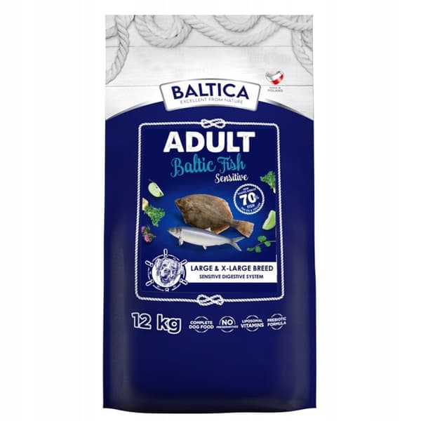 Baltica Excellent Sensitive torrfoder för hundar 12 kg