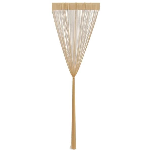 vidaXL Snörgardiner, 2-pack, 100 x 250 cm, Beige