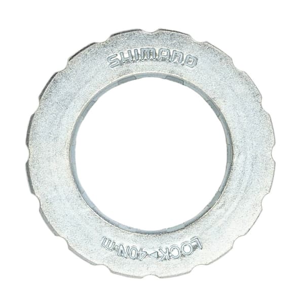 Centerlock-levymutteri ja aluslevy Shimanon navoille (15 mm)