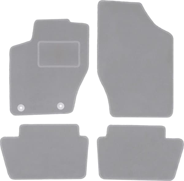 Harmaat auton matot Citroen C4 I kupé, hataskback (2004-2010)