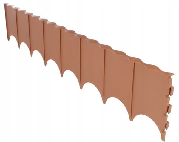 Græskant 59x11,6 cm Lys brun fleksibel