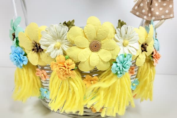 Papirblomster farverige pastel 2 cm 60 stk.