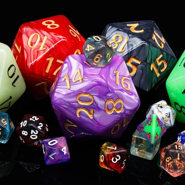 RPG Terning Sphere of Judgments Kæmpe D20 Terning 5,5 cm