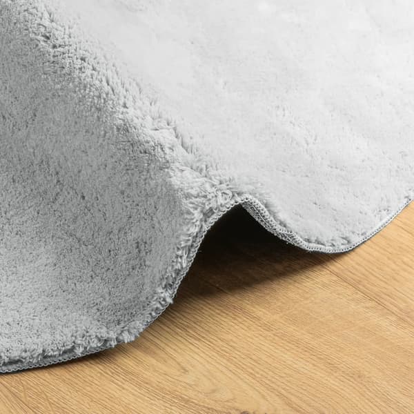vidaXL HUARTE Matto, Matala, Harmaa, Ø 160 cm