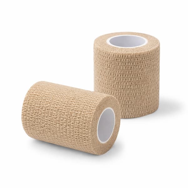 Elastinen itsekiinnittyvä koheesiivinen side beige 5,0 cm x 4,5 m