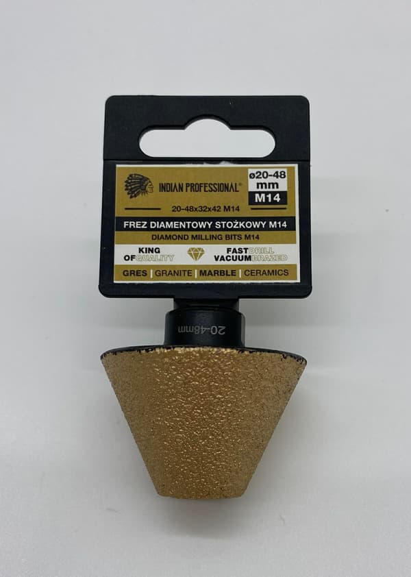 M14 KONISK DIAMANTSKÆR 20-48 mm INDISK PROFESSIONEL