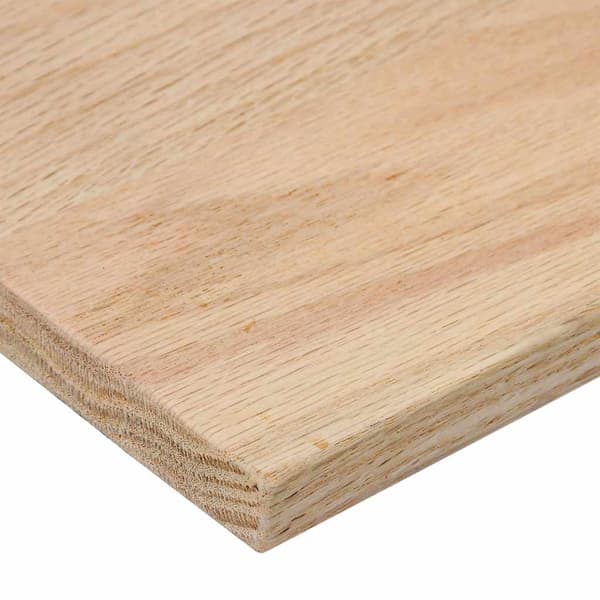 vidaXL trappetrin, 2 stk. ubehandlede, 100x25x2 cm massivt egetræ