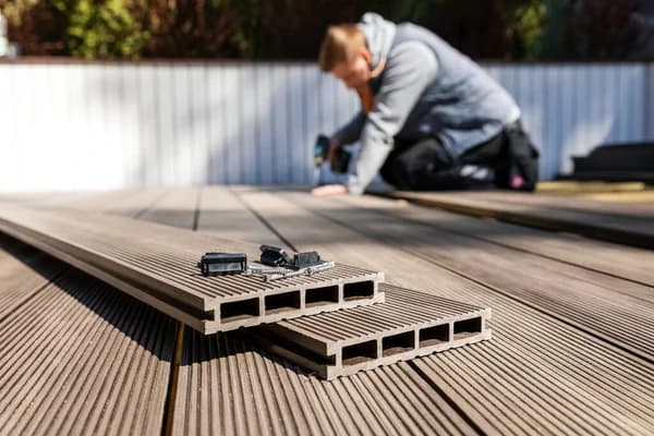 plast monteringsklips til komposit terrassebrædder med skjult montering