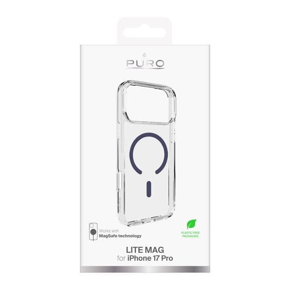 Etui SBS Lite Mag för iPhone 17 Pro Genomskinlig-blå