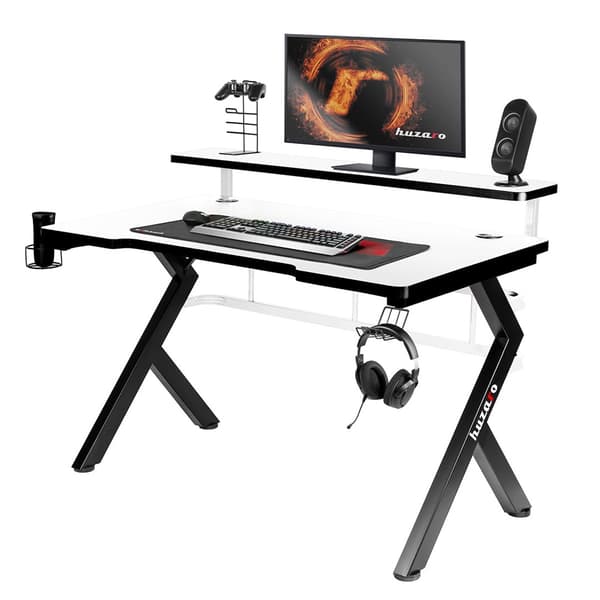 Huzaro Hero 5.0 Vitt Gamingbord
