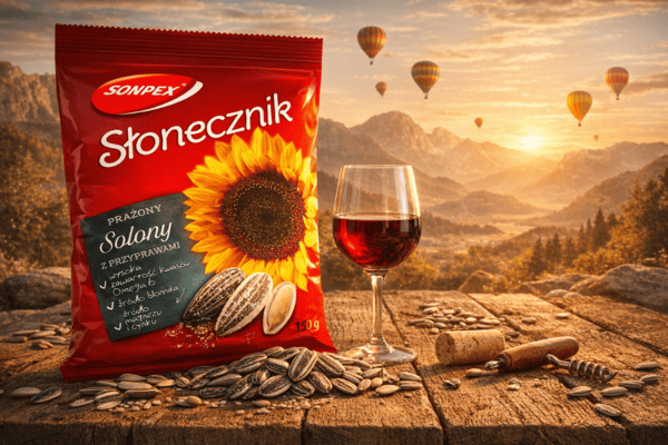 Solrosfrön med kryddor 150 g. SONPEX 25 st.