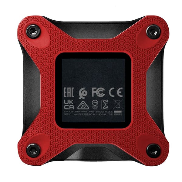 ADATA SD620 1TB SSD Rød, USB 3.2, stødsikker