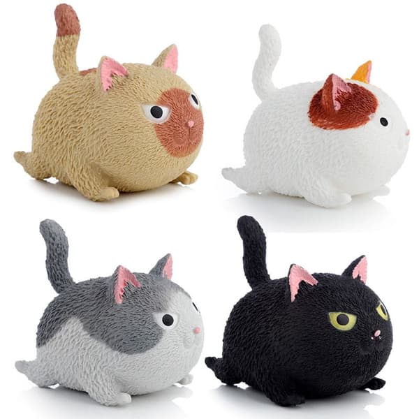 Squishy - Plump Cat strækbar anti-stress - TY805