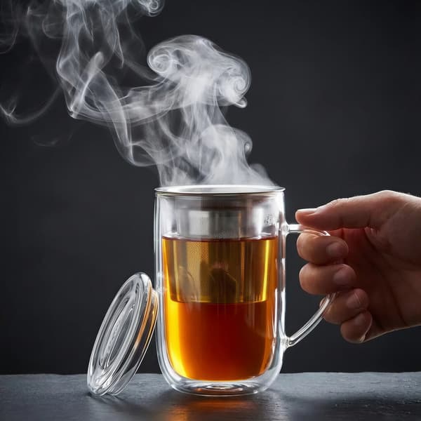 MUGG I TERMOGLAS FÖR VINTERTE OCH ÖRTER, 500 ml LOCK