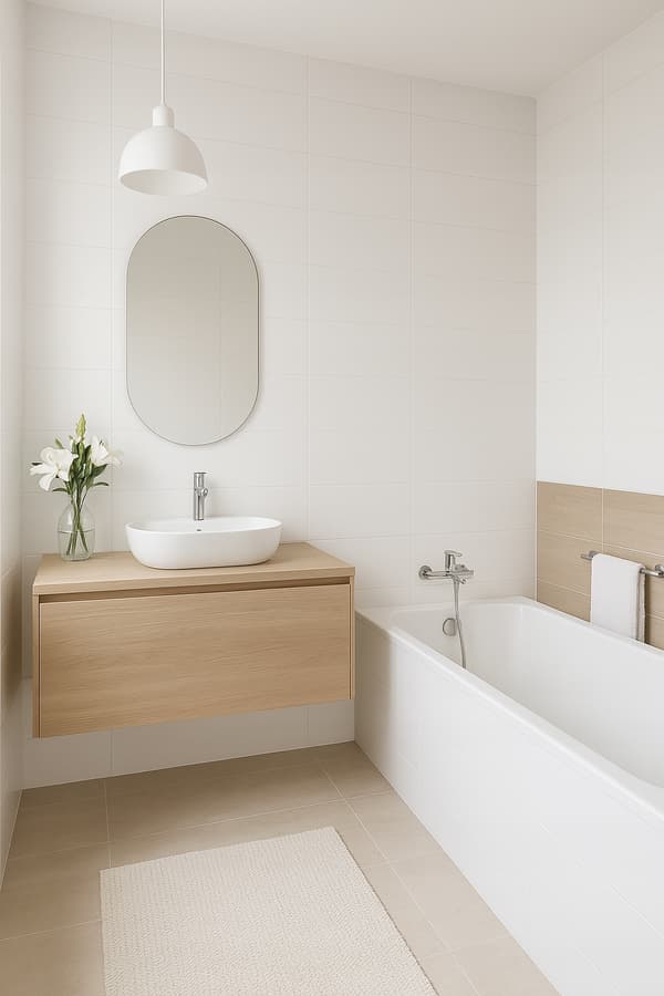 Spegel Oval Klassisk 60x110 Silver Oformlig Form Aria