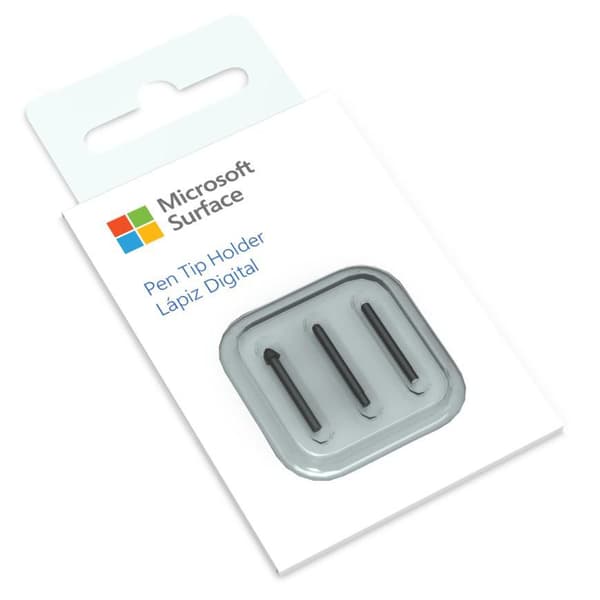 Microsoft Surface Pen V2 pennespidser, sorte, 3-pak, GFV-00006