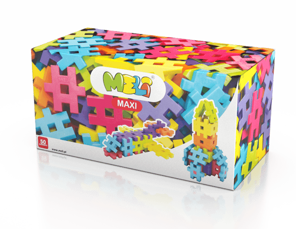 Meli Maxi byggeklodser 50 stk.