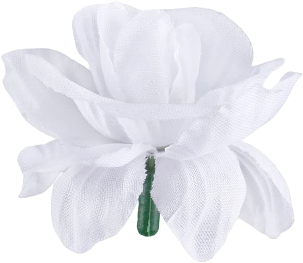 Kunstig ROSE Rosehoved HVID 5cm