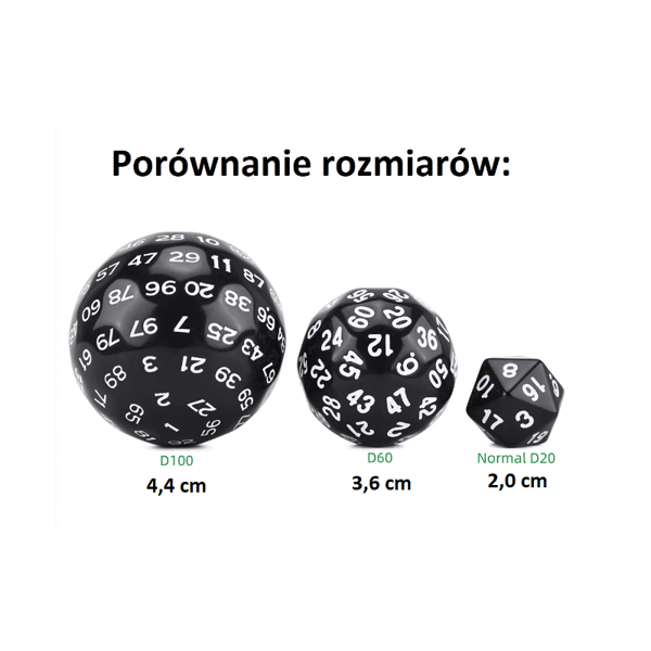 RPG Satasivuinen Noppa D100 Keltainen