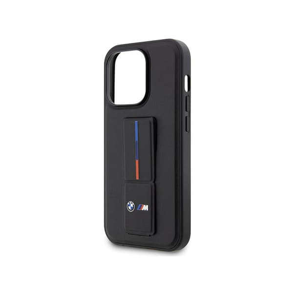BMW Grip Stand Hot Stamp - iPhone 14 Pro cover (sort)