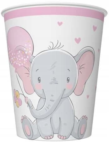 ELEPHANT Papkrus Pink 250ml 8 stk.