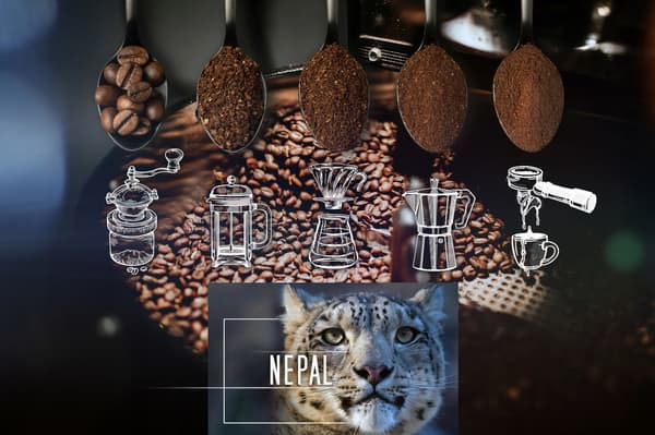 Malet kaffe Nyrostat Arabica Nepal 500g