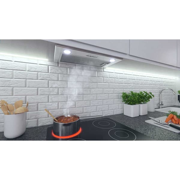 INDBYGGET EMHÆTTE 60 cm INOX LED BERDSEN