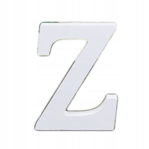 Træbogstav "Z", 16 cm, 1 stk.