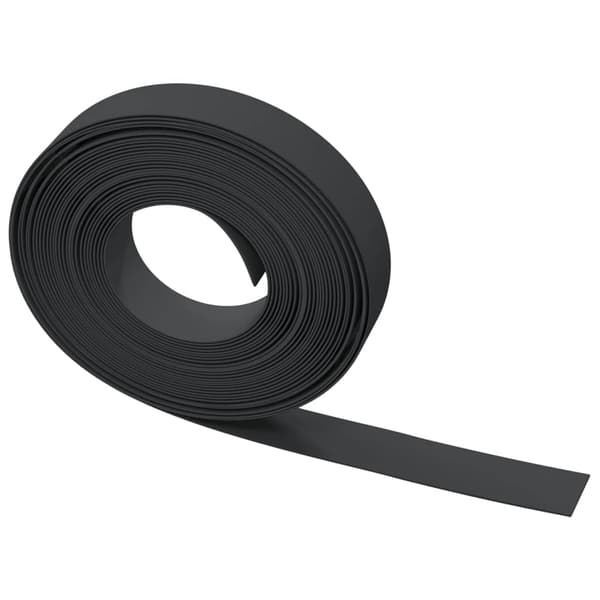 vidaXL havekant, 4 stk., sort, 10 m, 10 cm, polyethylen