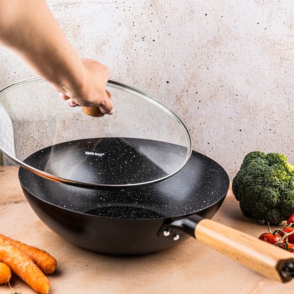 WOK MED MARMORLOCK 30 cm KINGHOFF KH-1984