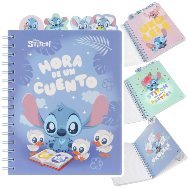 Disney A5 Stitch Notesbog Stilfuld plads til kreative tanker