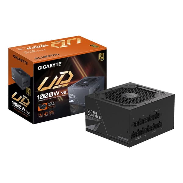 Gigabyte UD1000GM PG5 V.2 1000W 80 PLUS Gold Black PC Nätaggregat